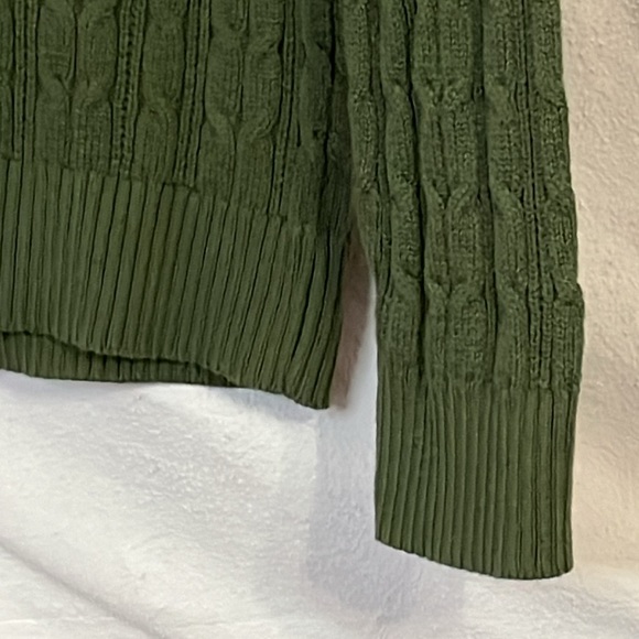 St. John's Bay Crew Neck, Cable Knit, Long Sleeve, Pullover Sweater in XLP/16P - Picture 11 of 13